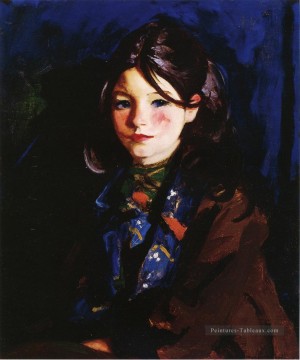Portrait de Letecia Ashcan école Robert Henri Peinture à l'huile